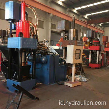 Vertikal Cast Iron Metal Chips Briquetting Press Machine